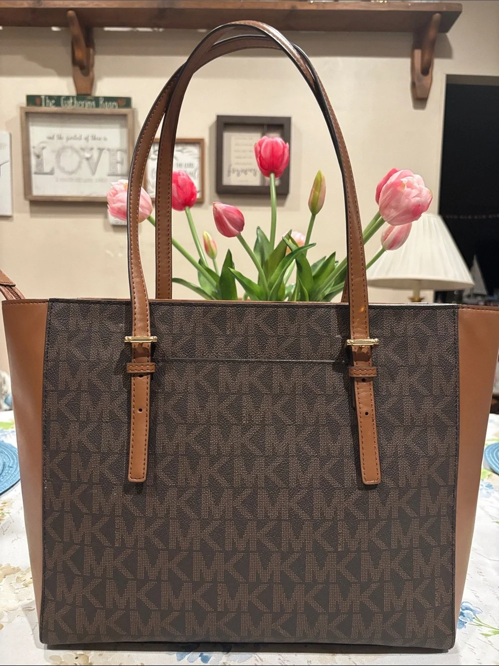 Michael Kors Monogram Tote Bag